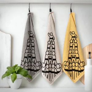 Drap de Cuina CASTELLS 50 x 50 de Risart